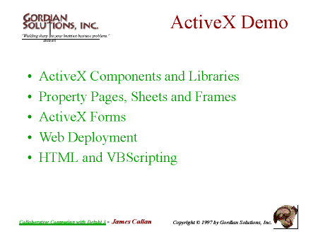 ActiveX Demonstration